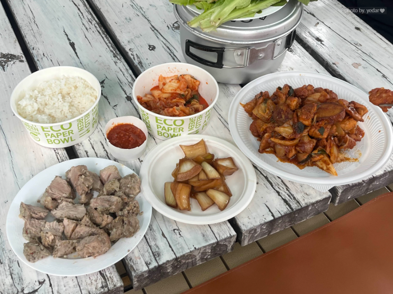 닭갈비와수육
