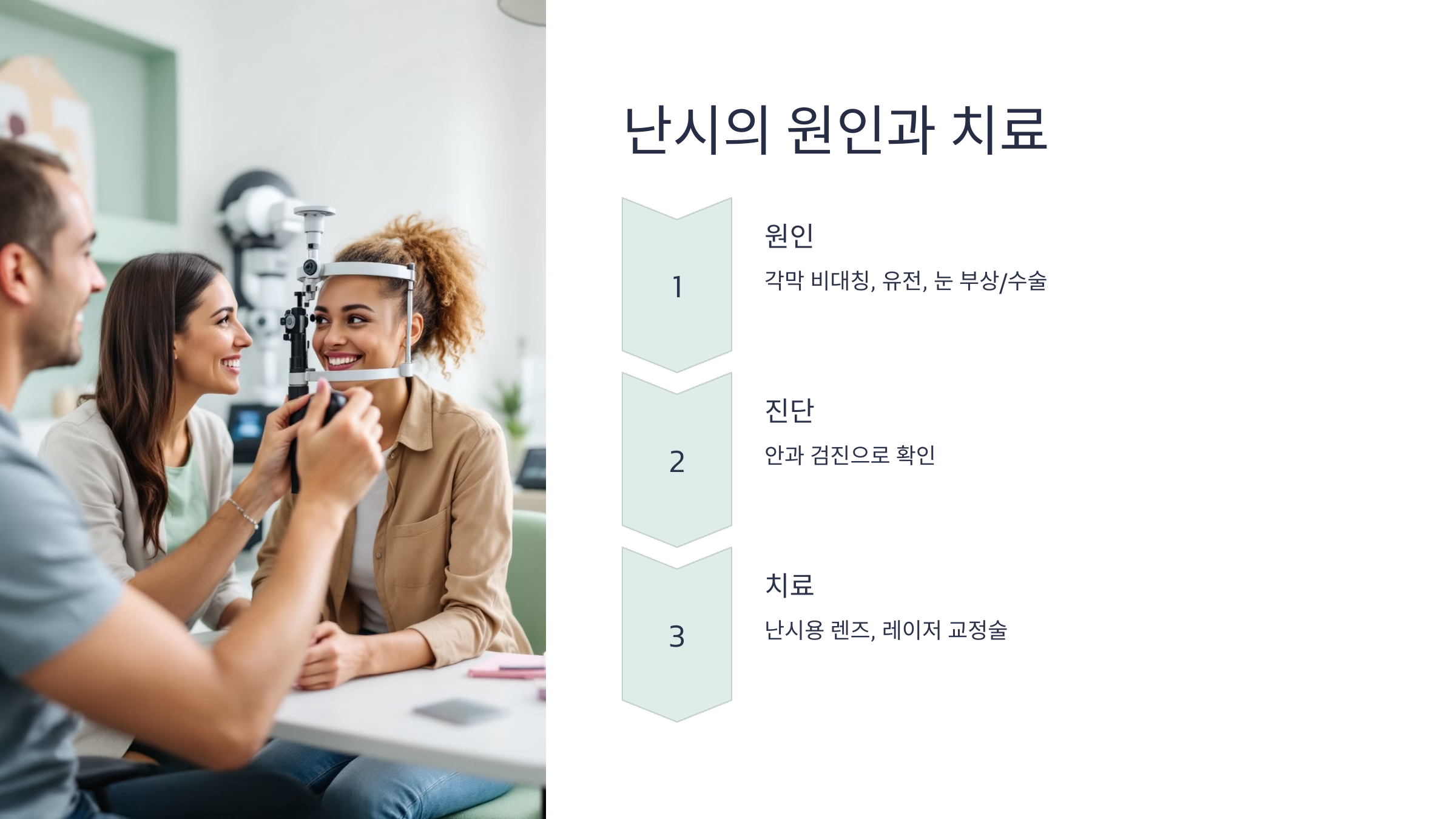 근시 원시 난시 원인 예방법 비교 차이점