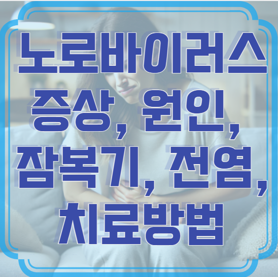 노로바이러스 증상, 원인, 잠복기, 전염, 치료방법 총정리