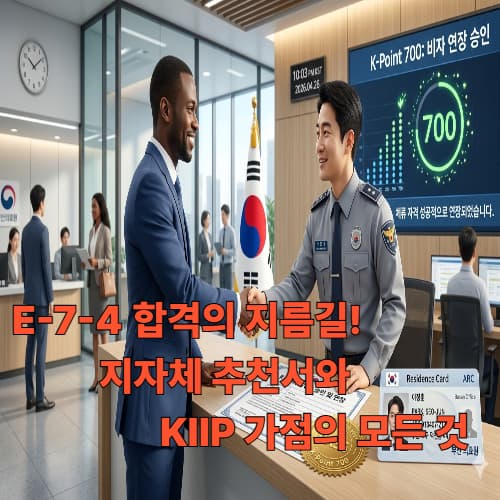 2026 E-7-4 전환 핵심: K-Point 700 점수표 분석과 합격 전략