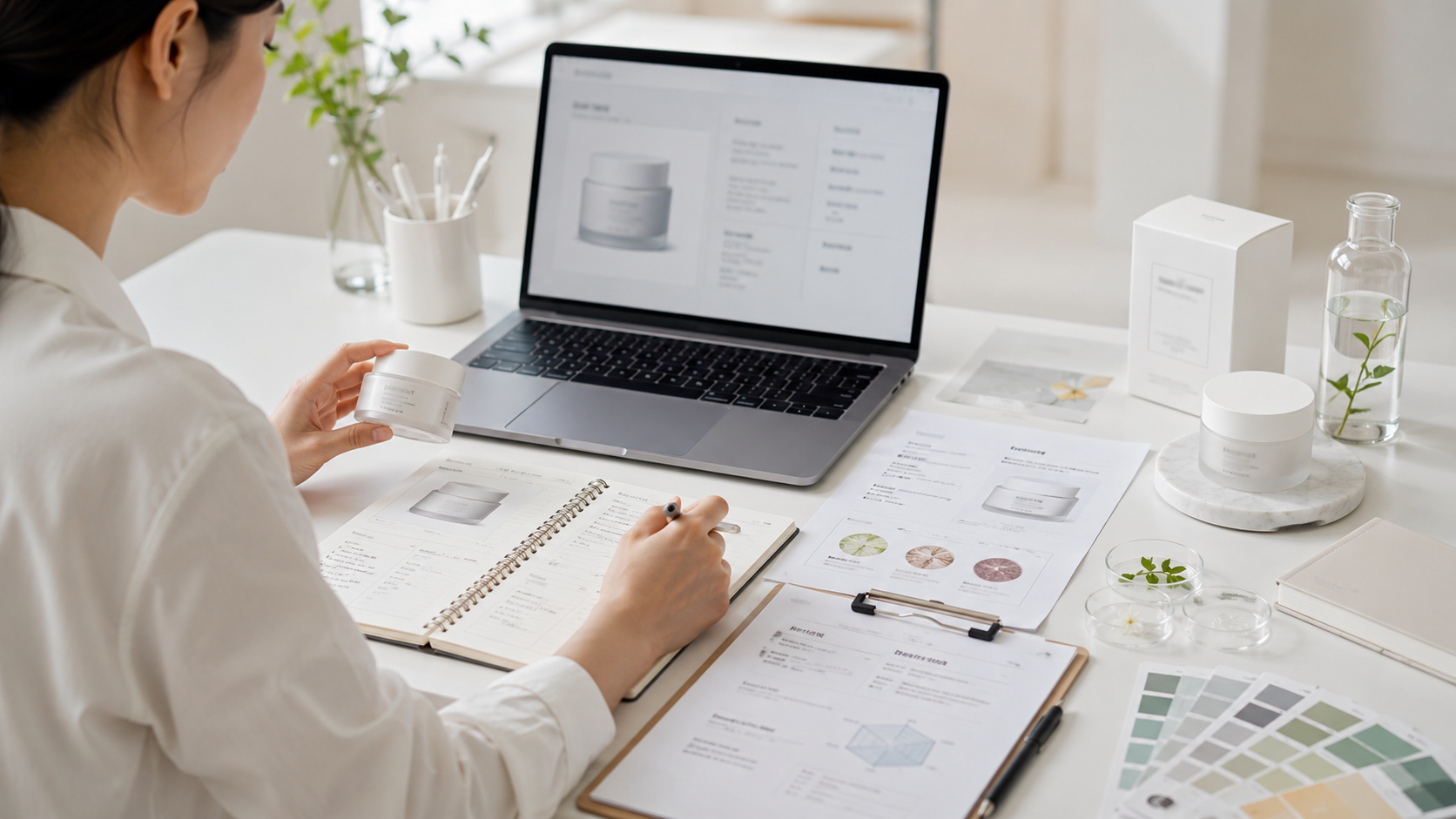 Organizing product info and key selling points before building a page