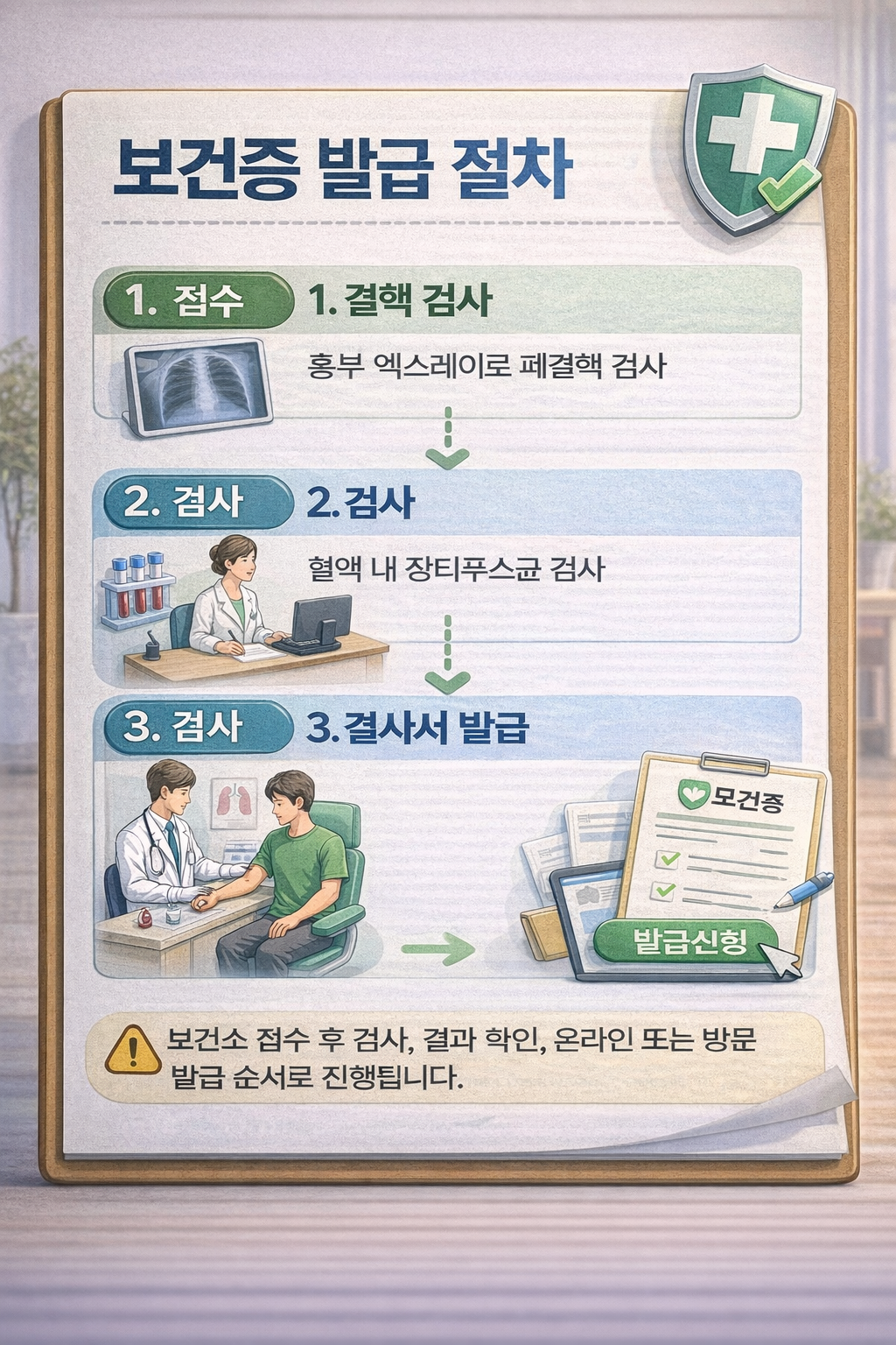 보건증 재발급 방법 요약