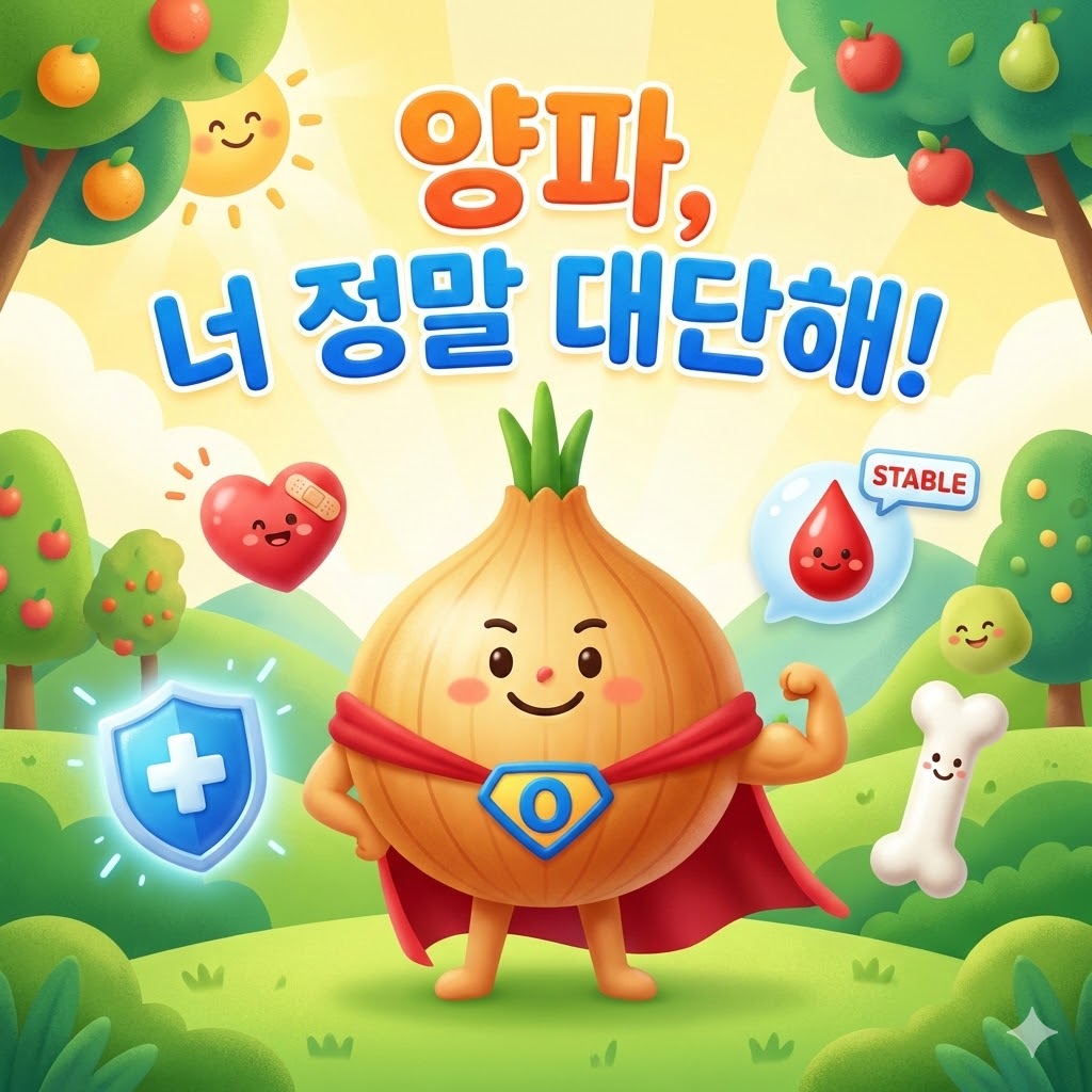 양파 효능, 양파 건강, 퀘르세틴, 알리신, 심혈관 건강, 항암 채소, 혈당 조절 식품, 면역력 증진, 뼈 건강, 항염증 효과
