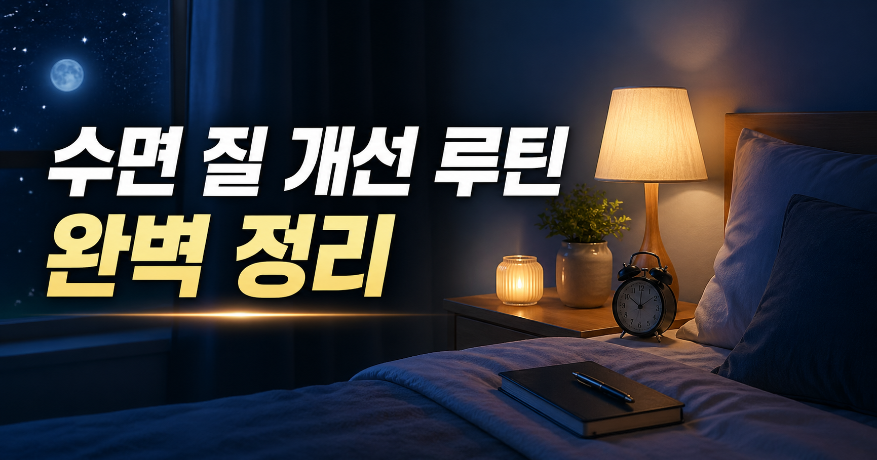 수면 질 개선 루틴