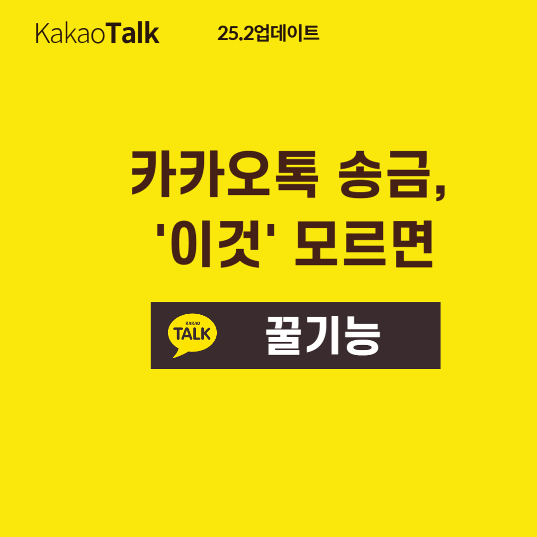 카카오톡 송금