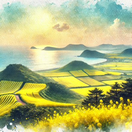 제주 유채꽃 명소 서우봉 2