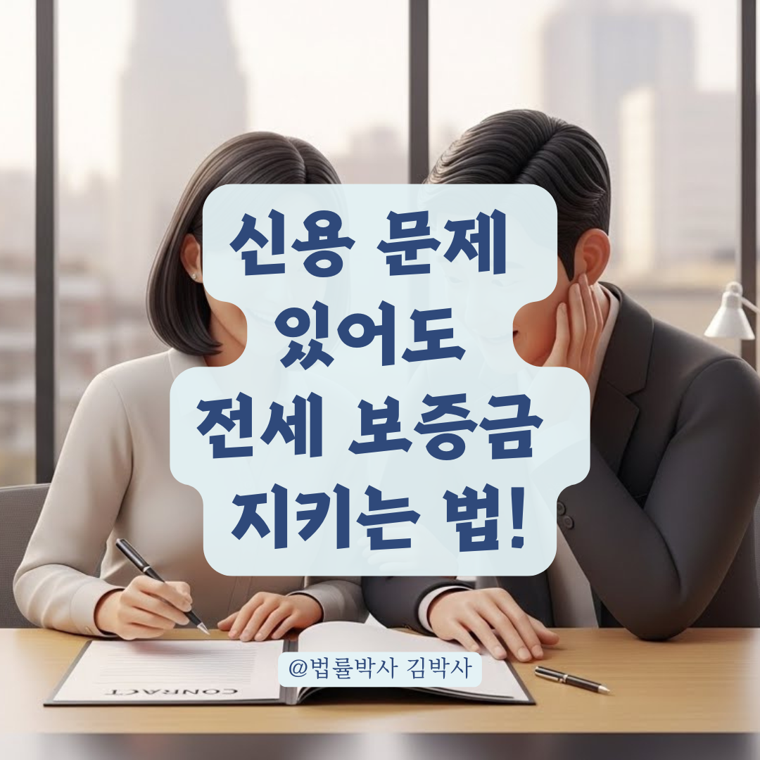 신용 문제 있어도 안심, 전세 보증금을 지키는 안전한 계약 전략 정리.
