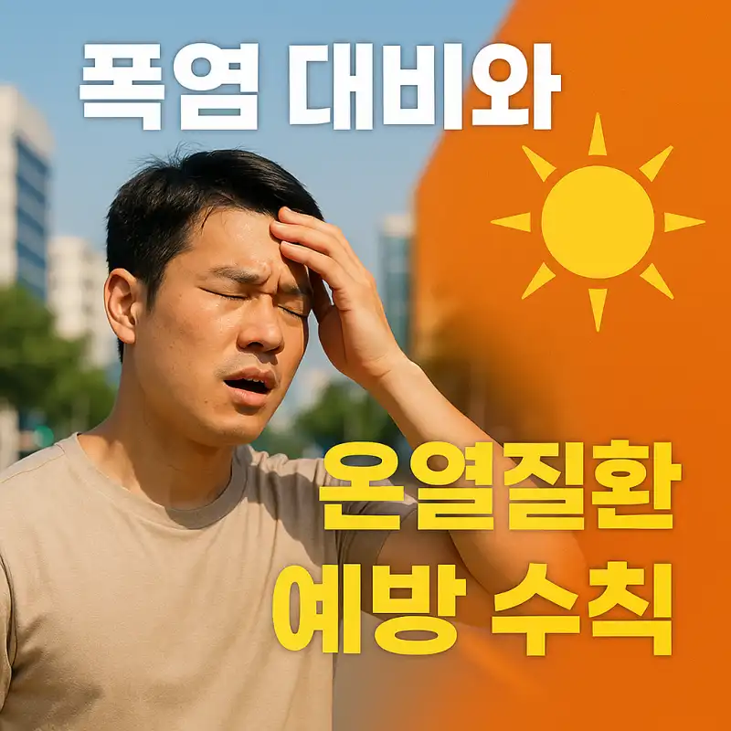 폭염 대비와 온열질환 예방 수칙