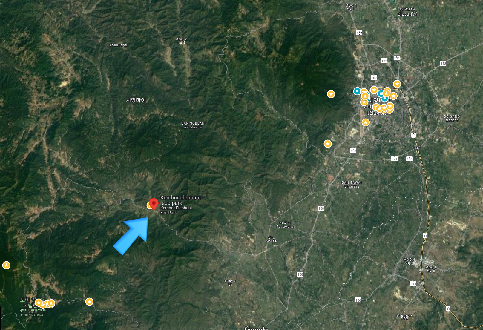 치앙마이 코끼리 보호구역