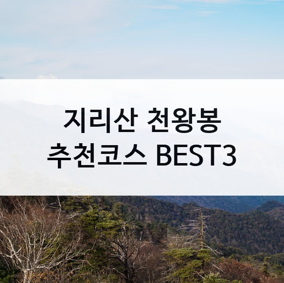 지리산천왕봉높이등산코스
