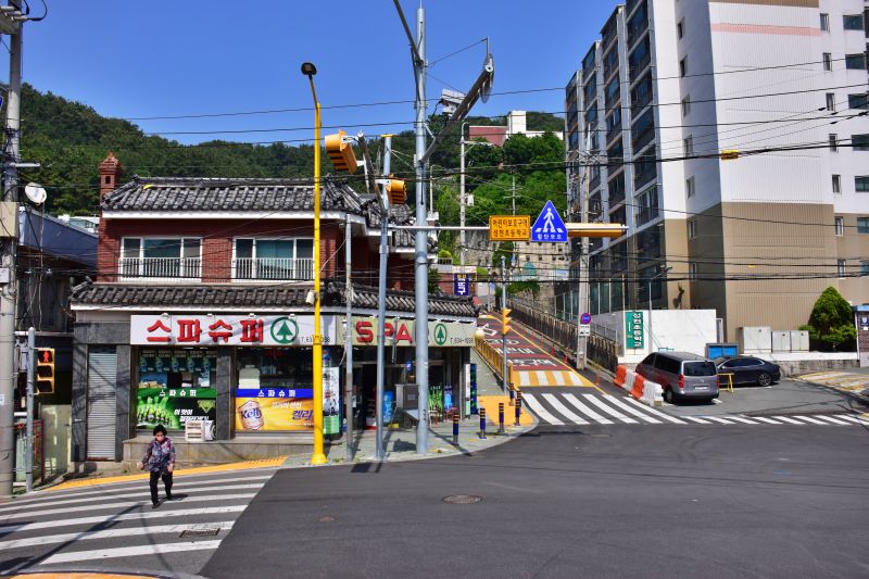 부산의 고갯길 장고개