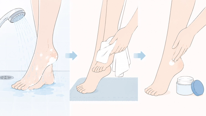 발뒤꿈치 갈라지는 이유