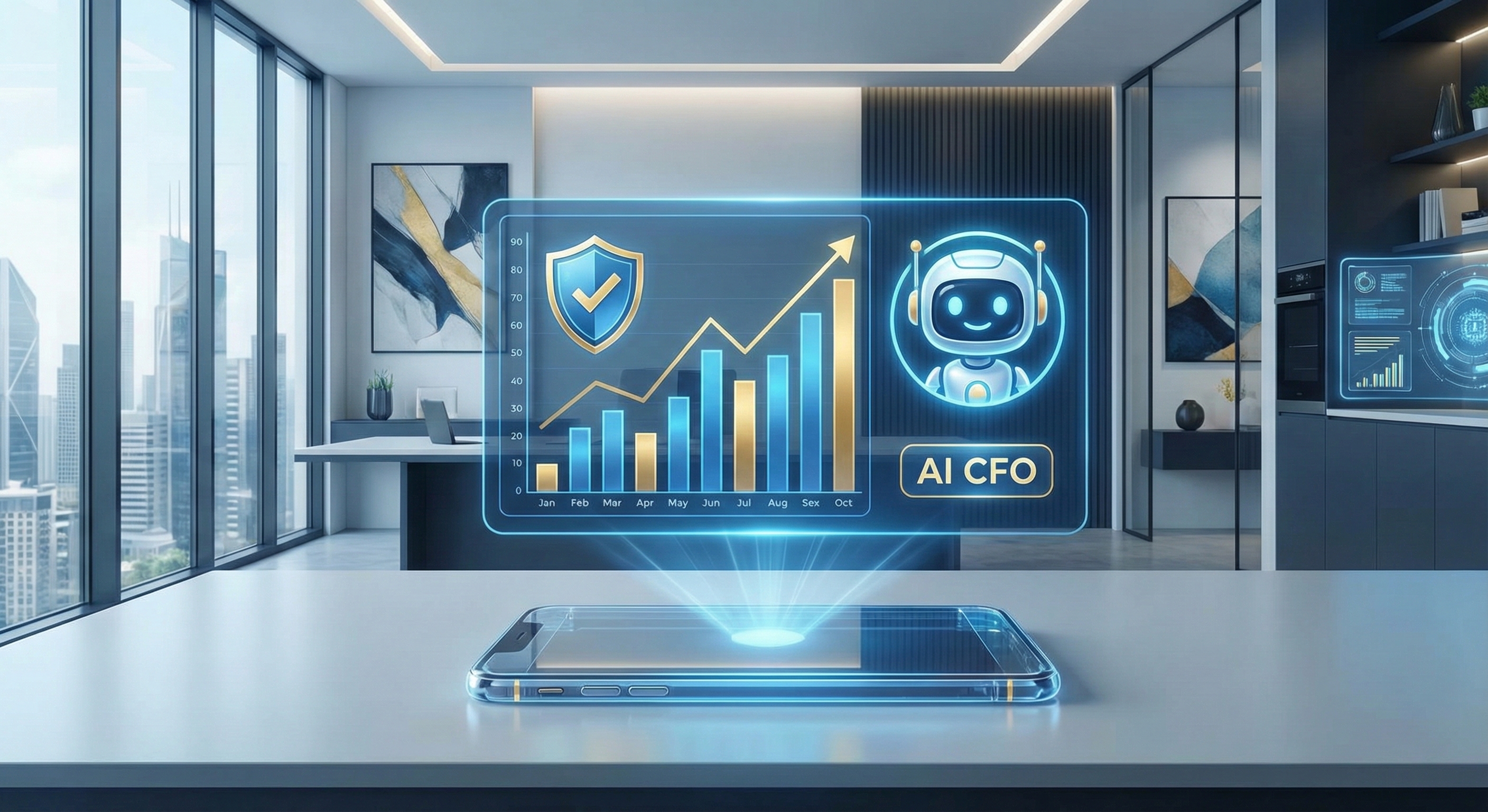 2026년 AI 기반 개인 금융 비서 대시보드 및 자산 관리 모습