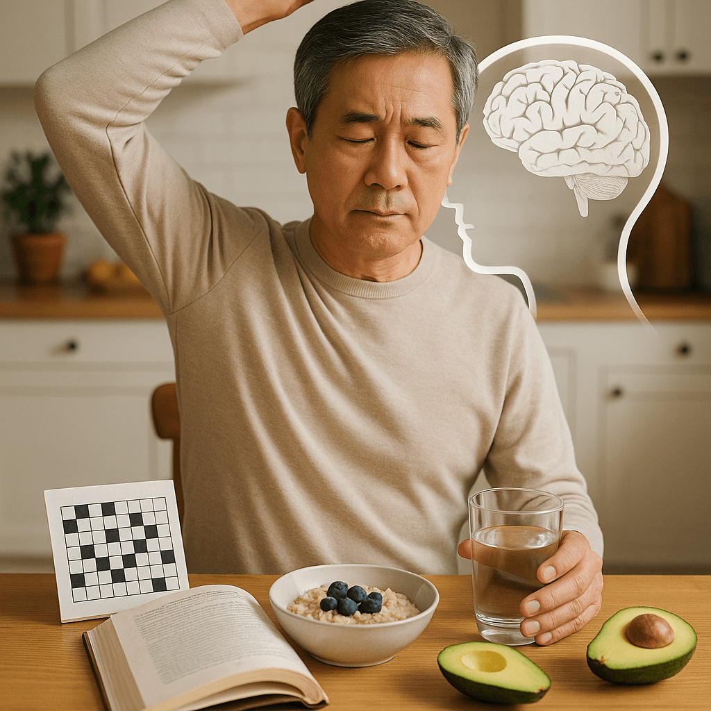 뇌 건강을 위한 50대 필수 루틴 (아침, 식단, 생활)