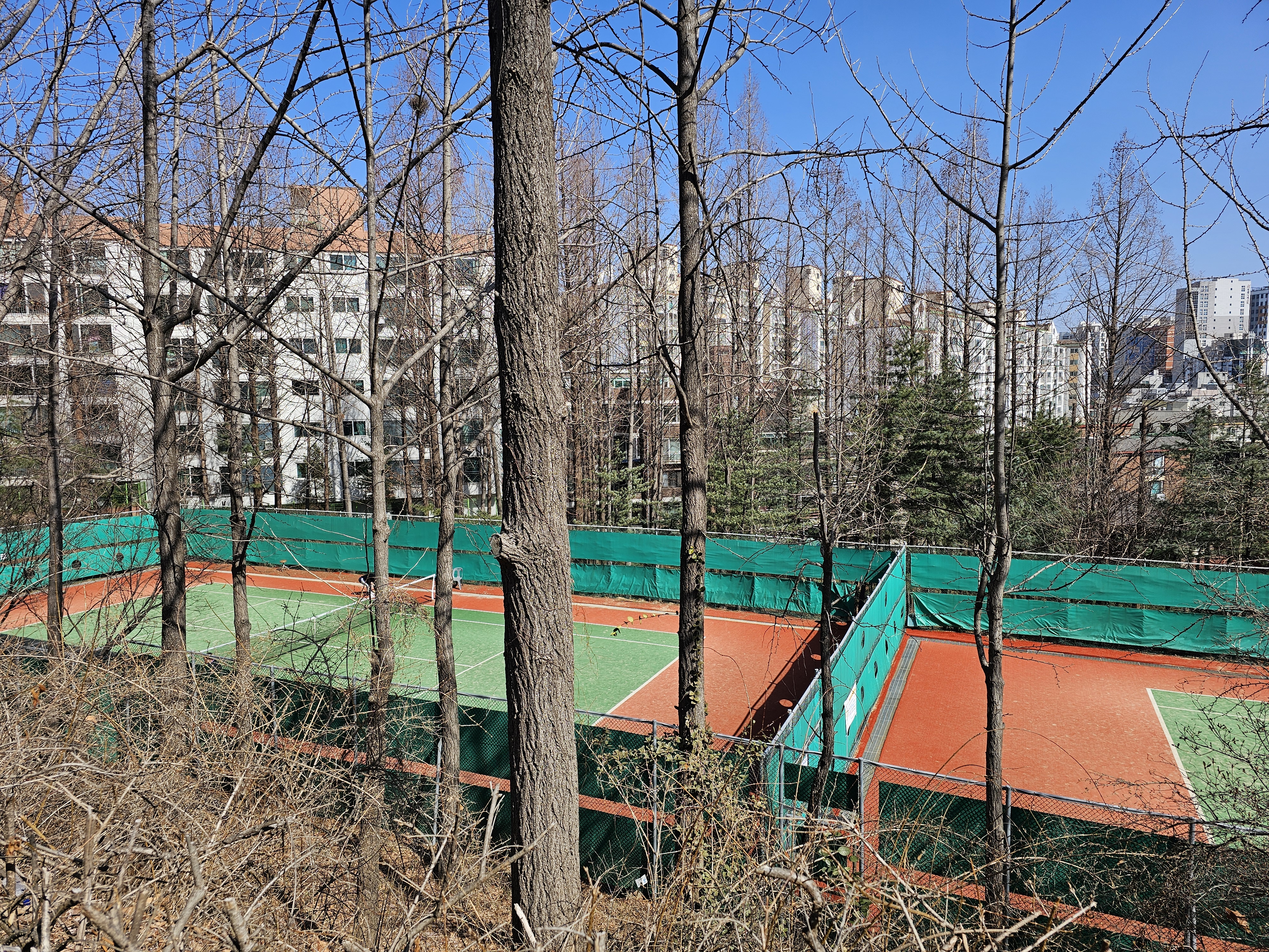 우장산 테니스장 3, 4번 코트