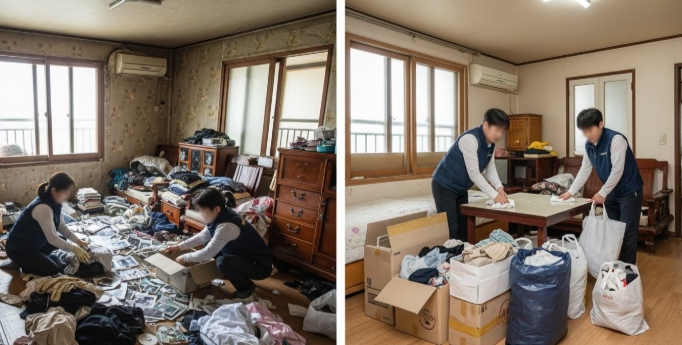 증평 고독사청소중