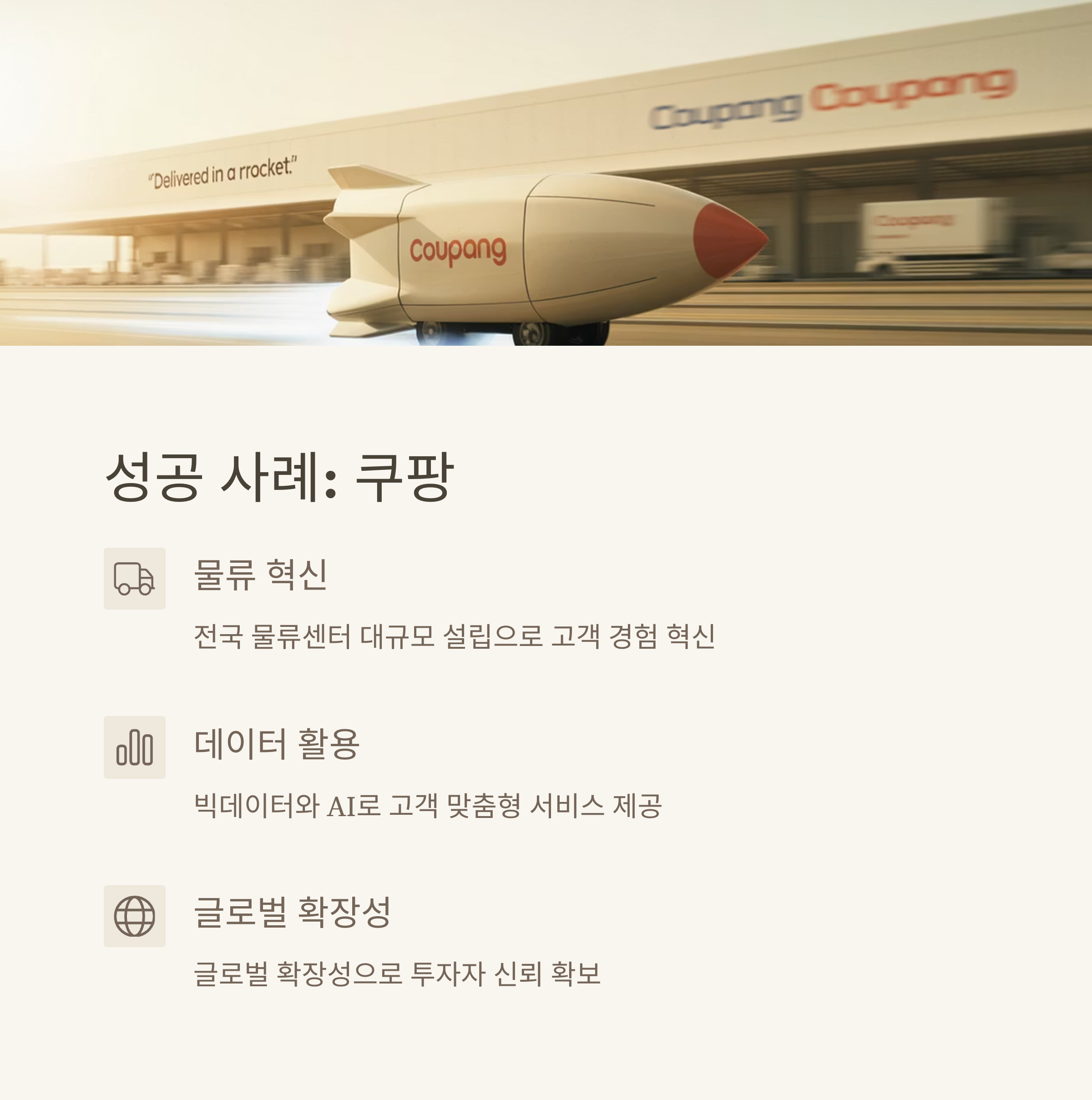 성공한 투자 유치 사례: 쿠팡