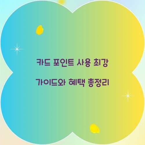 카드 포인트 사용
