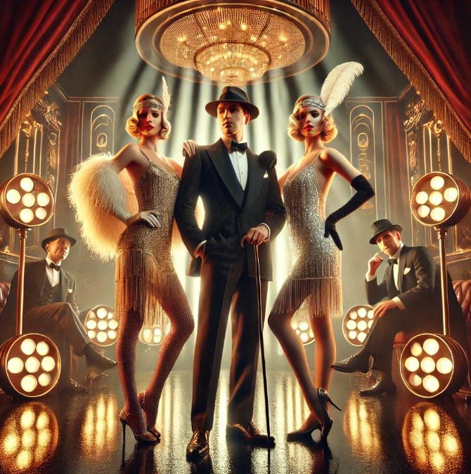 브로드웨이 스타일의 무대 이미지