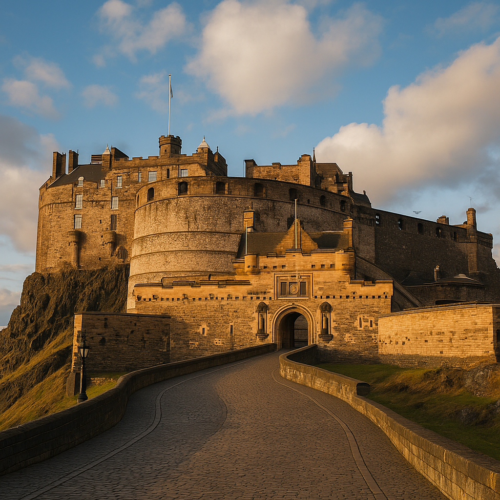에든버러성 사진