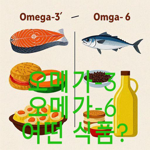 오메가-3와 오메가-6, 어떤 식품에 풍부할까?
