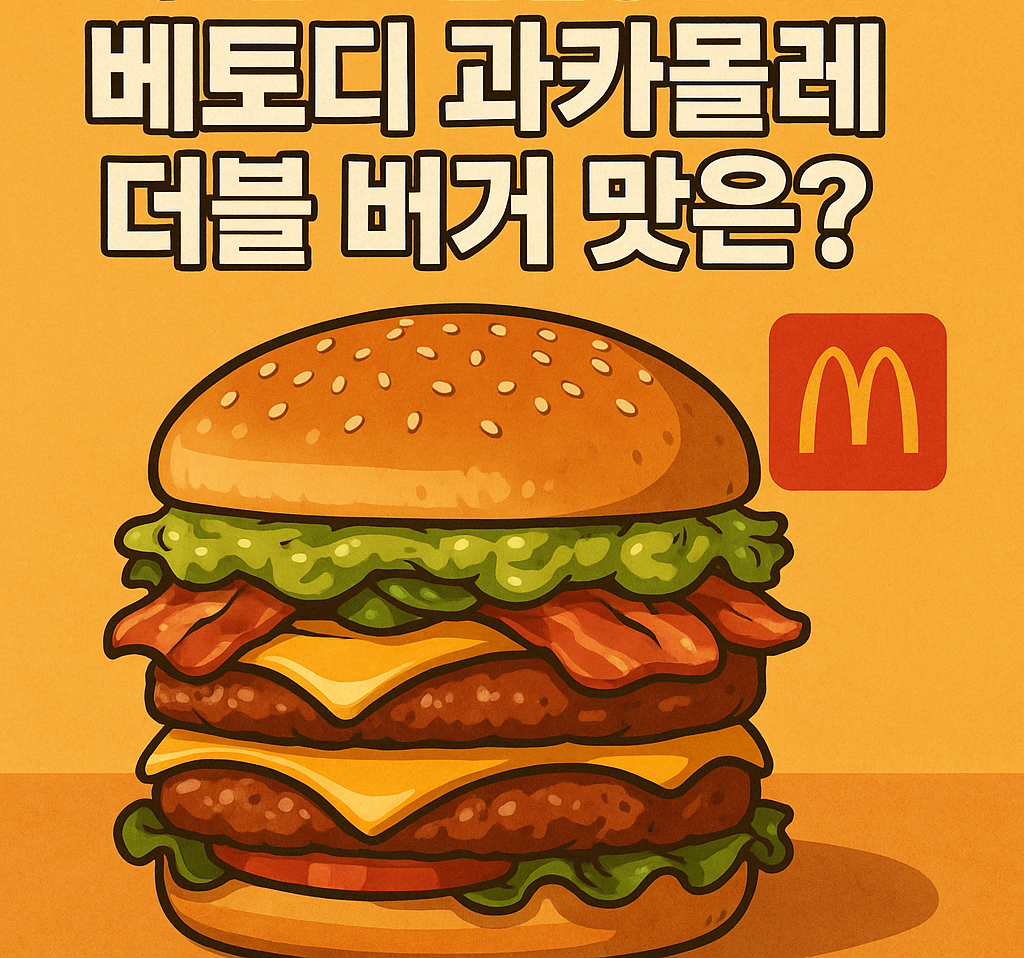 맥도날드 5월 신메뉴, 베토디 과카몰레 더블 버거 맛은?