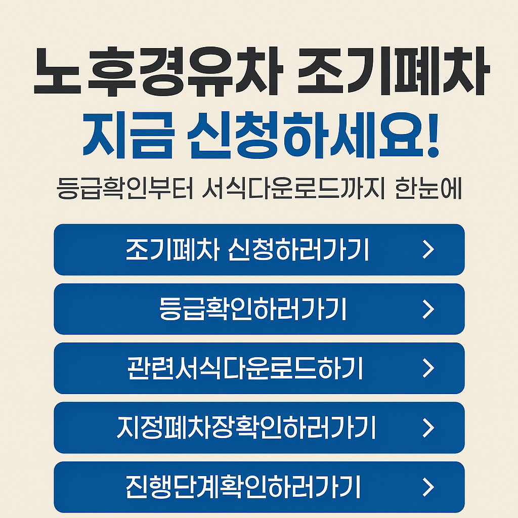 노후경유차조기폐자신청