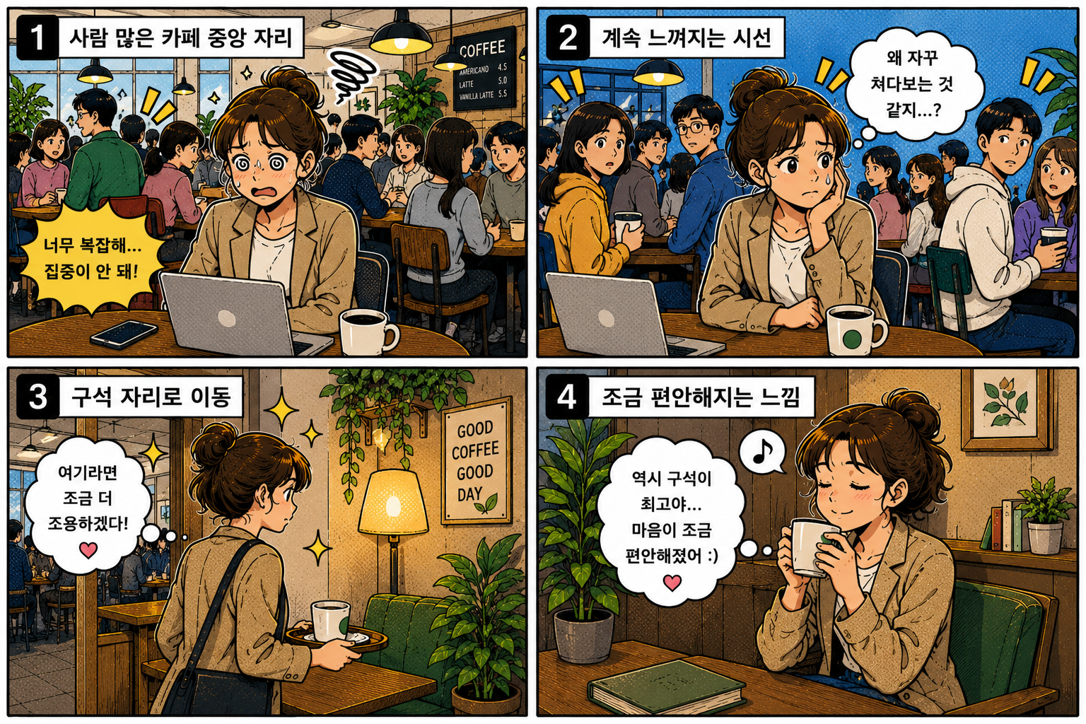 구석자리가 주는 편안함