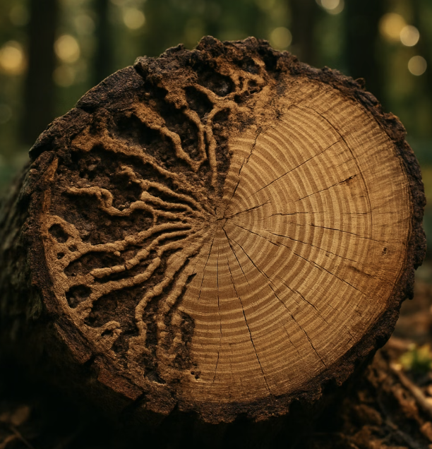 숲의 세대교체를 돕는 '분해자'