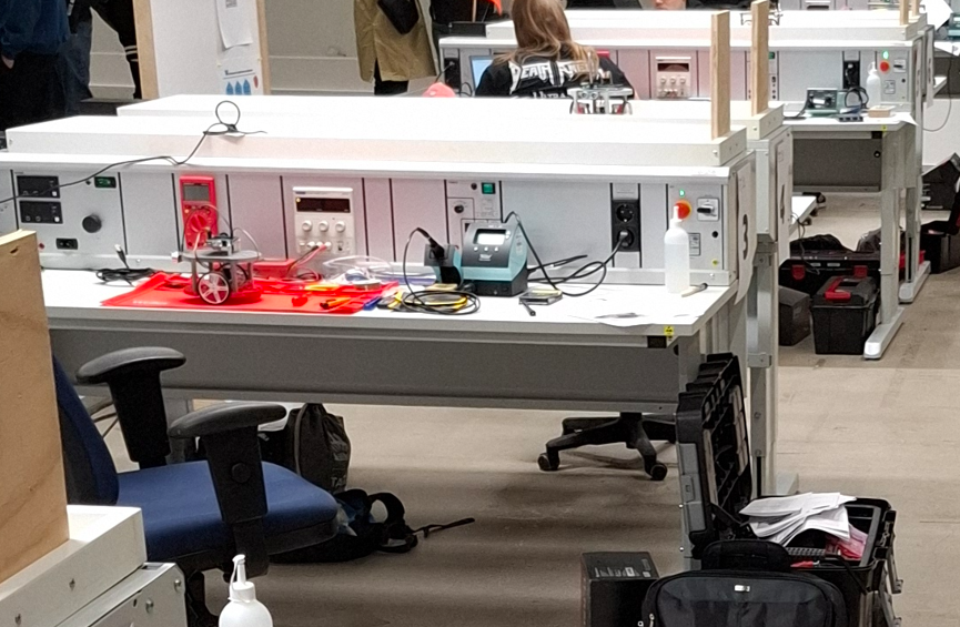 Teklab test bench at Taitaja 2025