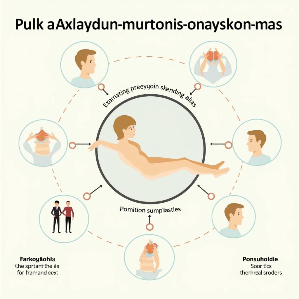노안 증상을 시각적으로 보여주는 인포그래픽