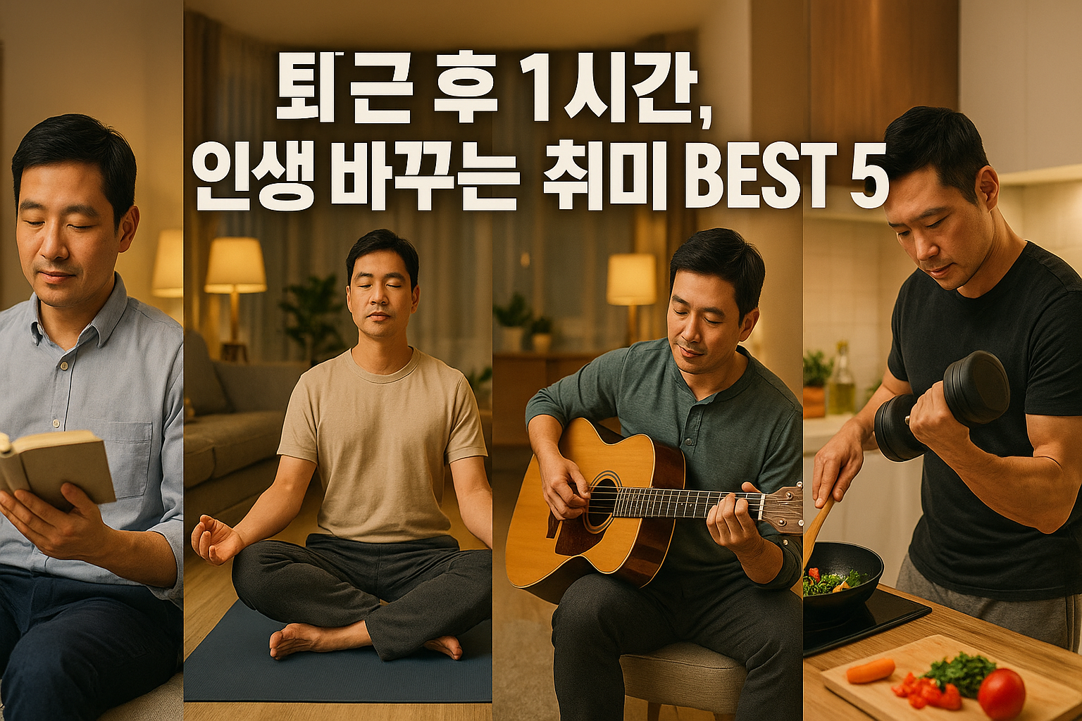 퇴근 후 1시간 취미를 즐기는 열정 직장인들