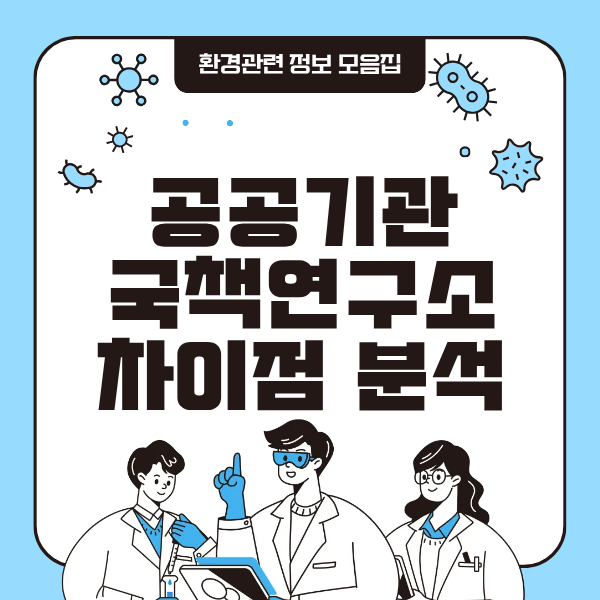 공공기관 국책연구소 비교