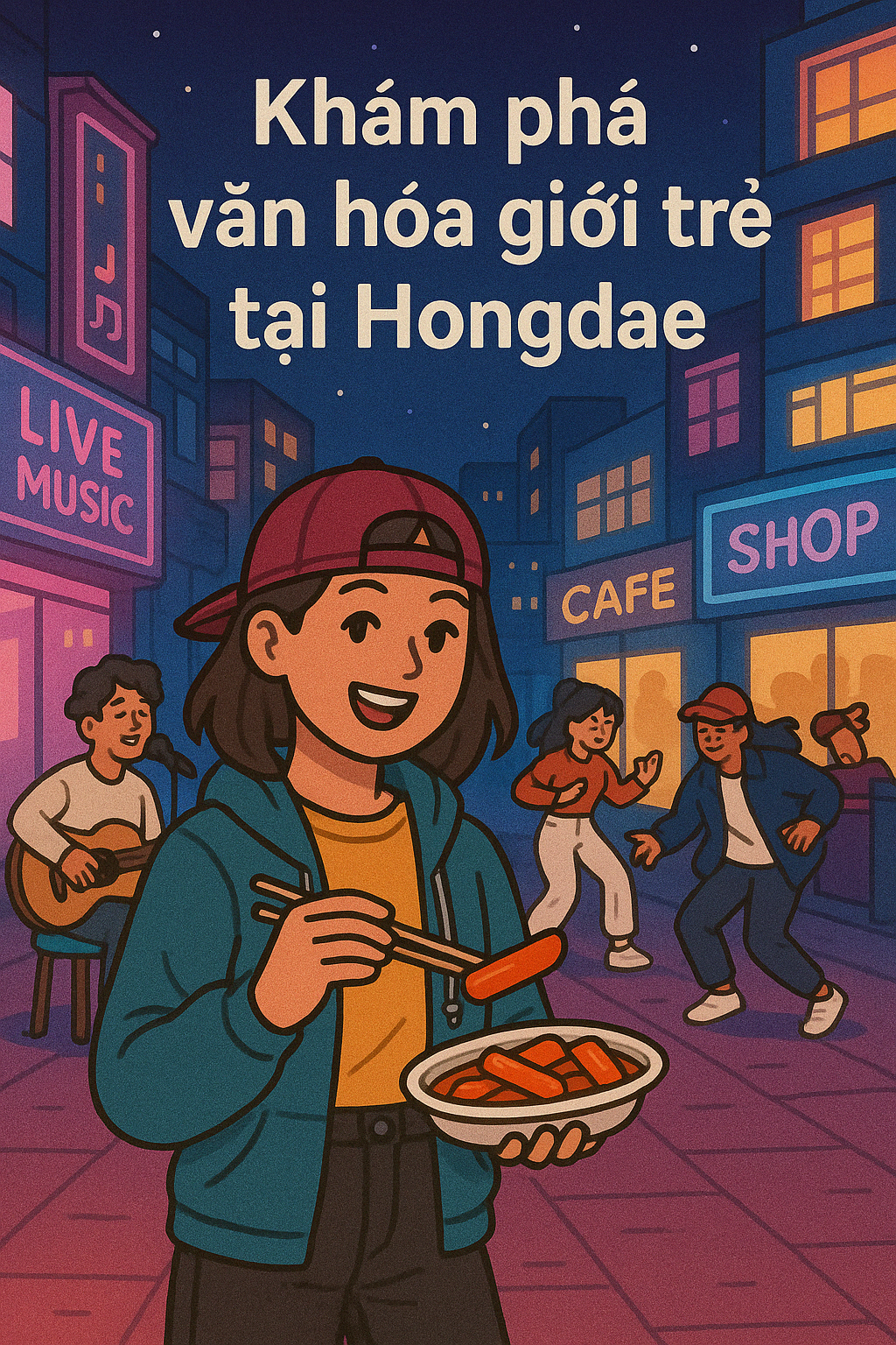 Khám phá văn hóa giới trẻ tại Hongdae