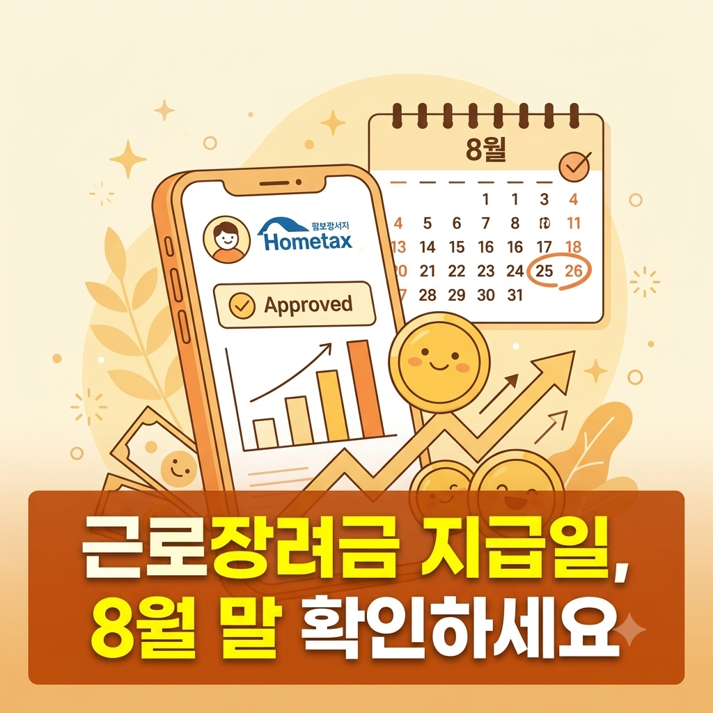 근로장려금 자녀장려금 지급일 조회