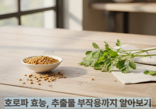 호로파 효능, 추출물 부작용까지 알아보기