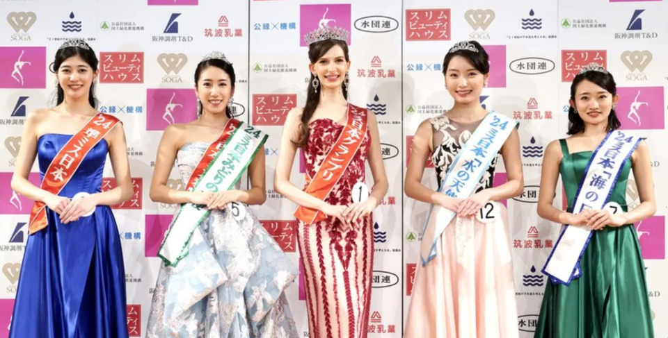 일본 미스재팬, 유부남 의사와 불륜