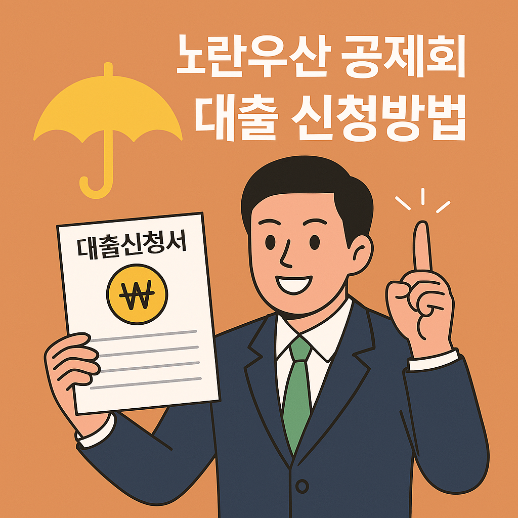 노란우산공제회 대출신청 안내 이미지