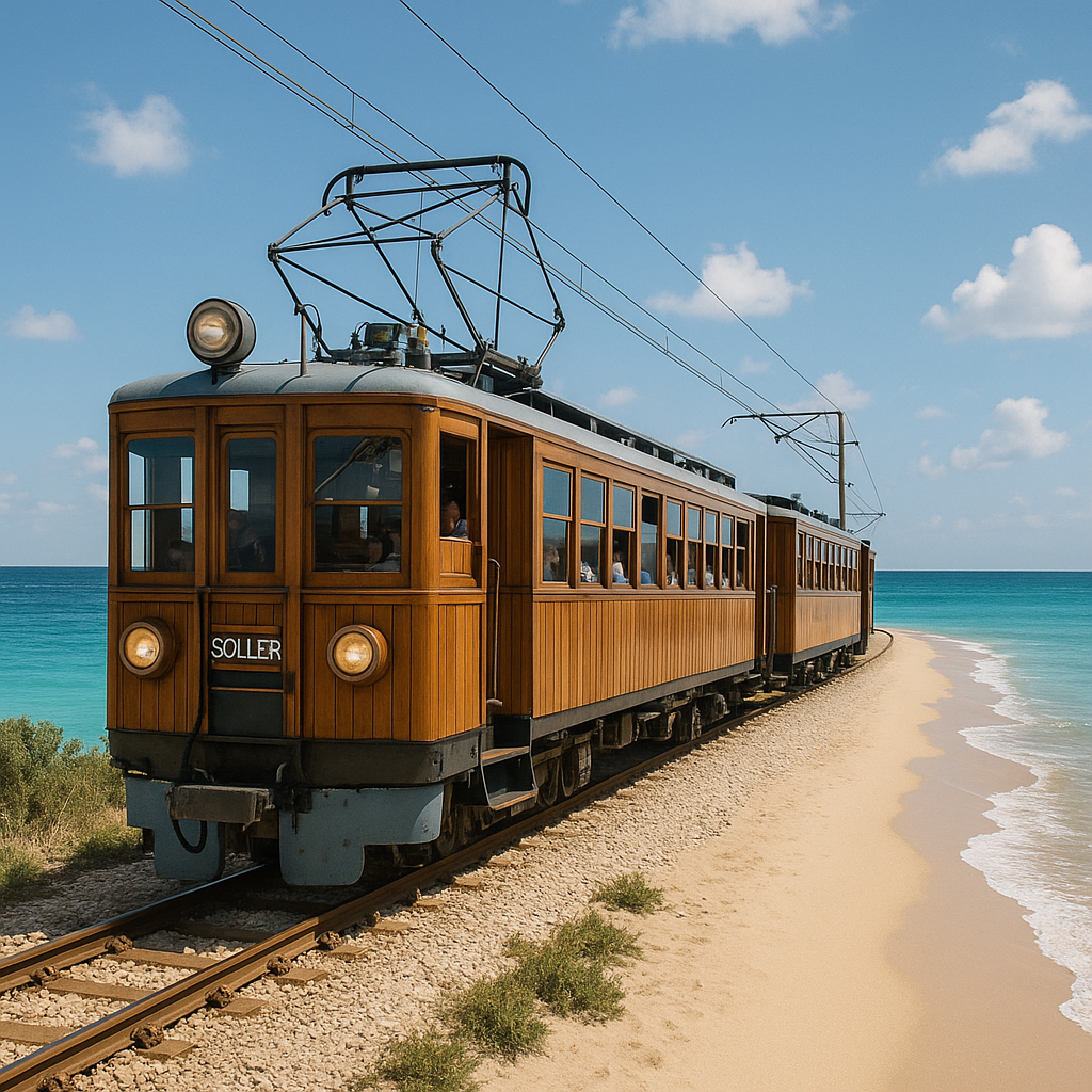 소예르 해변기차 이미지