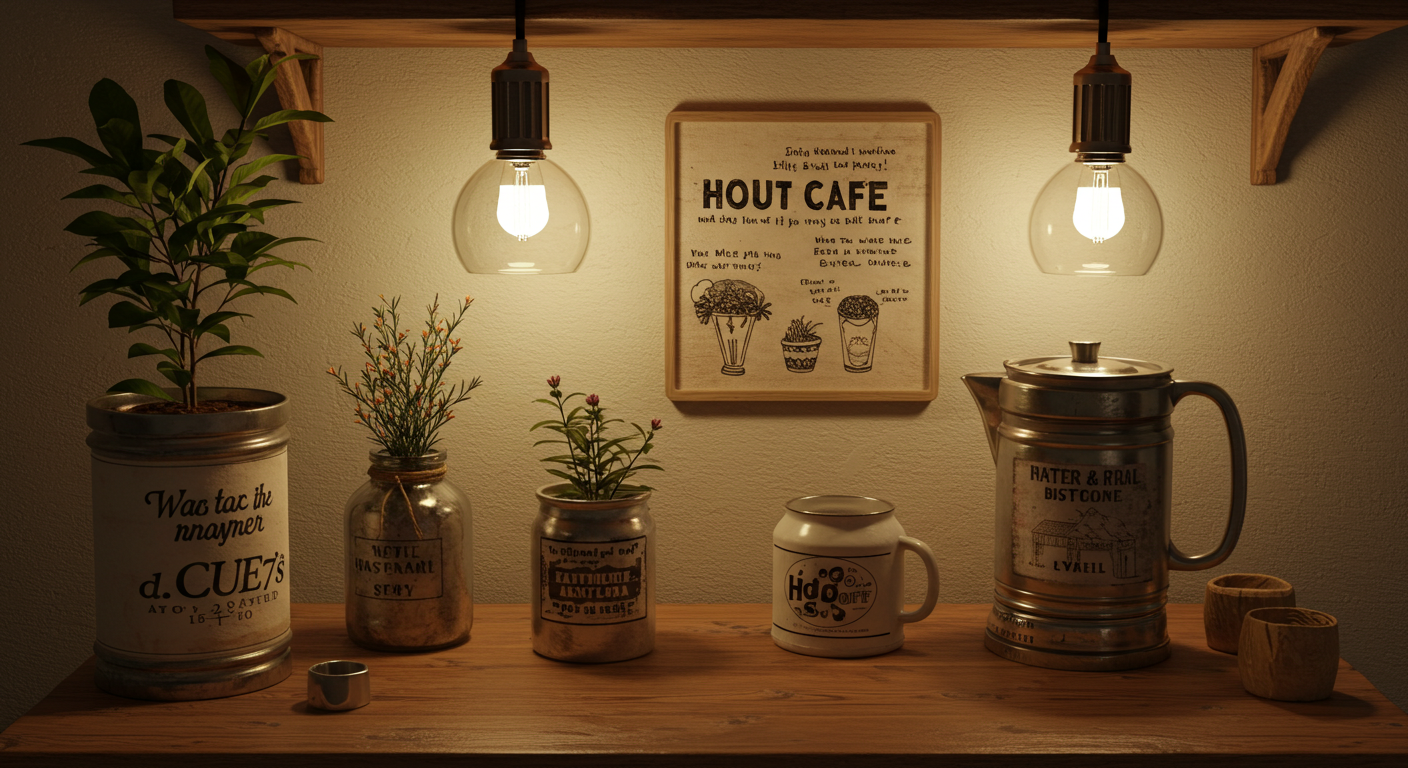 재활용 소품으로 감성 홈카페 꾸미기