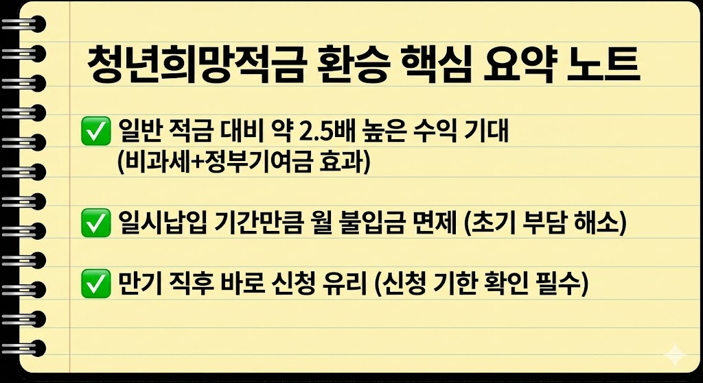 청년희망적금 핵심 요약