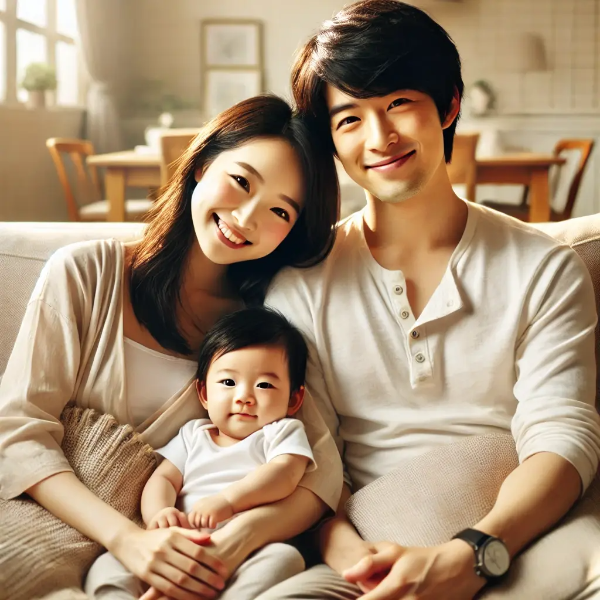 출산 후 가족과 함께하는 따뜻한 일상 모습