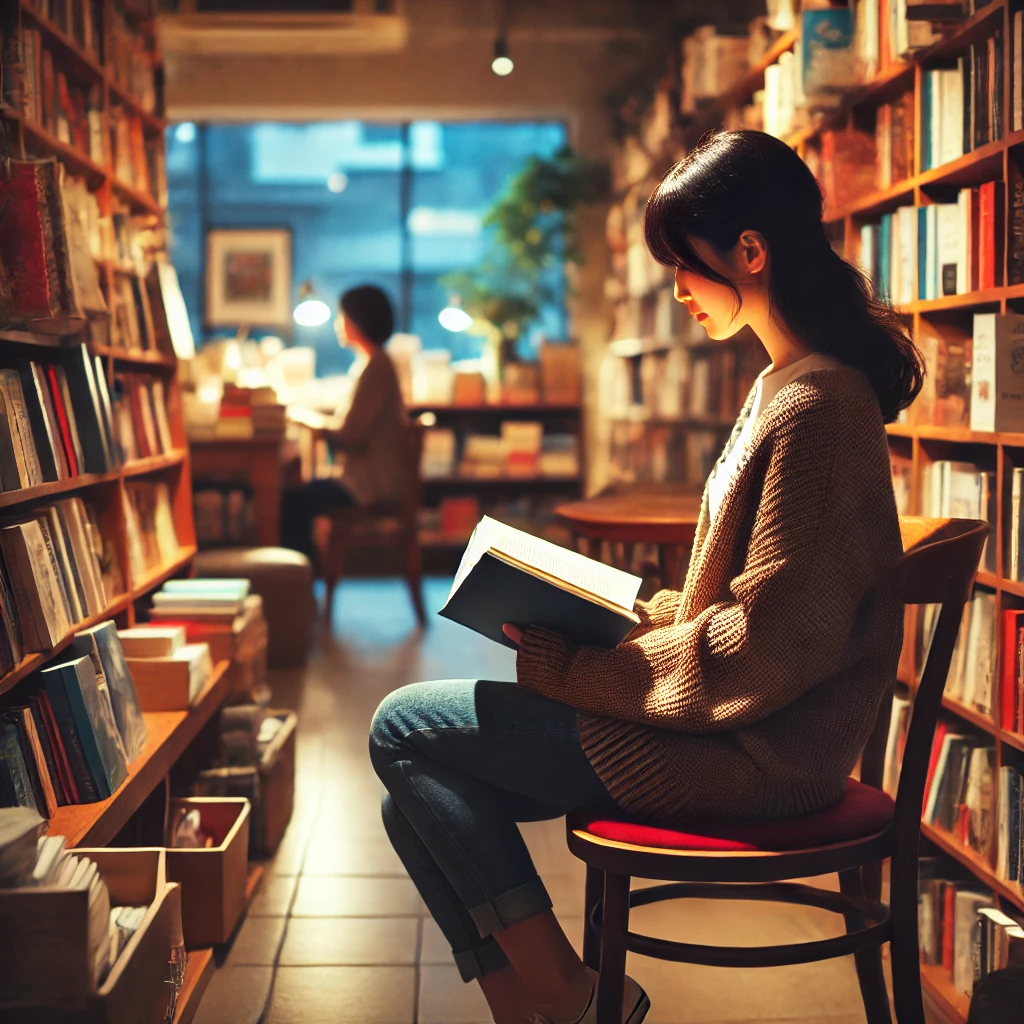 조용한 독립 서점 이미지