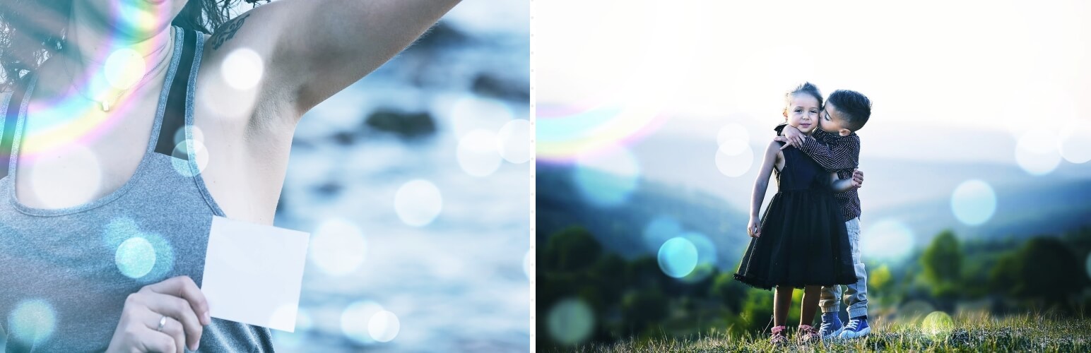 나시티-입은사람및-어린아이-둘이-허그