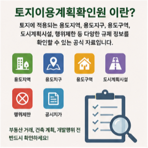 토지이용계획확인원 홈페이지 바로가기
