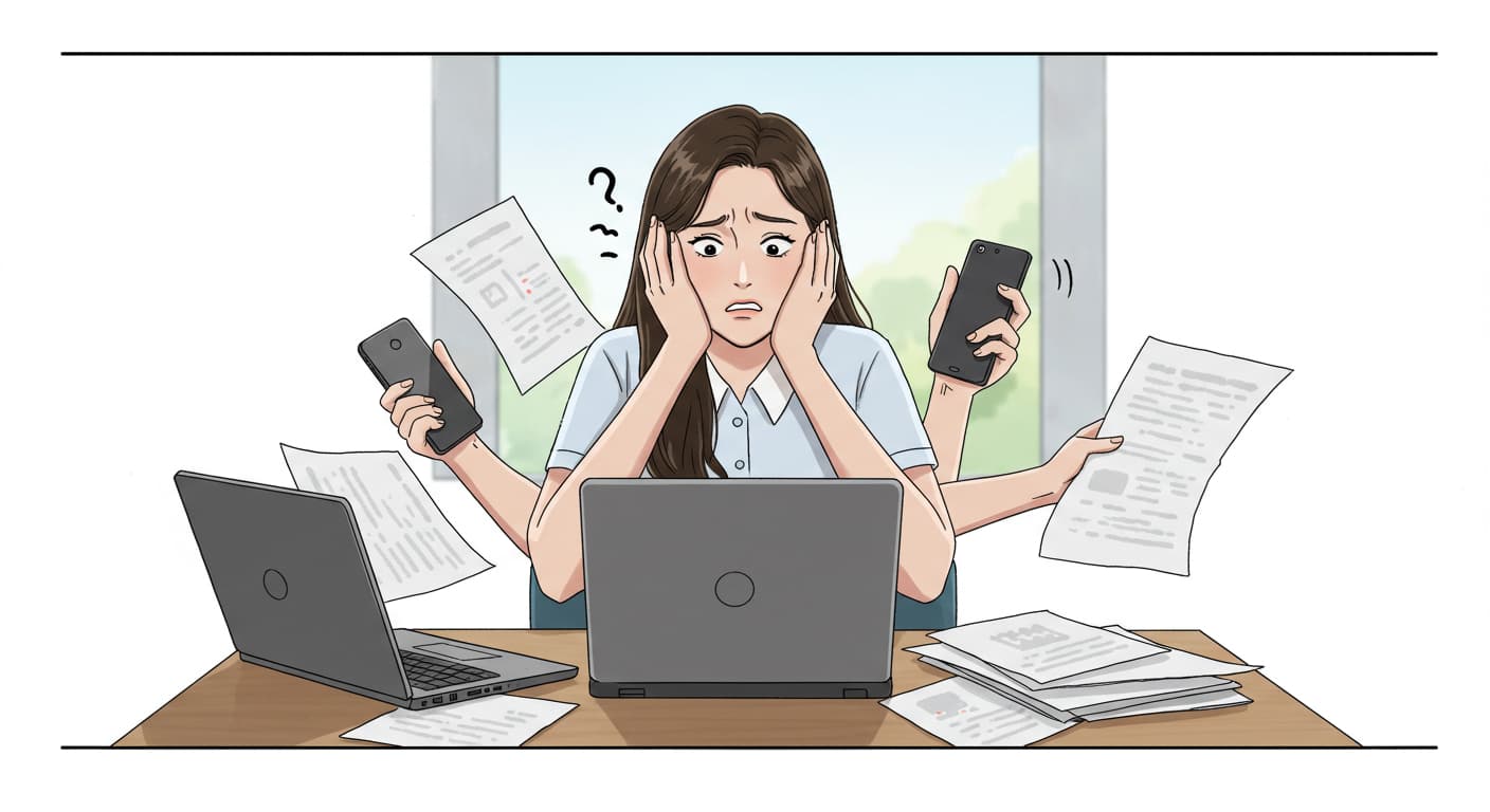 할 일은 많은데 뭐부터 해야 할지 몰라서 멍