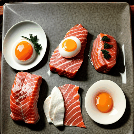 단백질 섭취를 위한 예시 식단