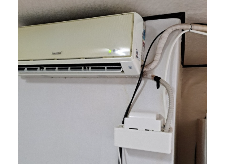 삼성 창문형 에어컨 물빼기4