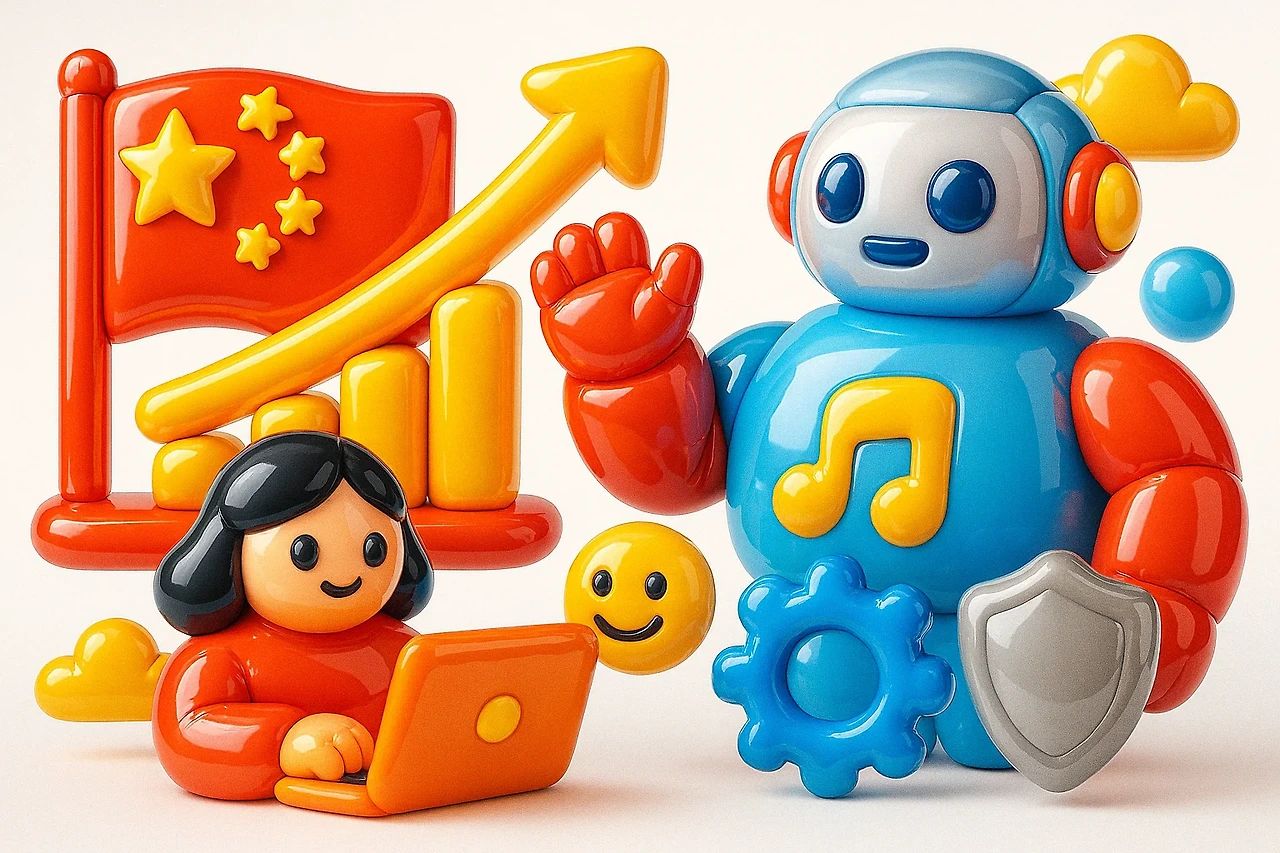 중국 인격AI 시장 급성장 중 (감정모듈, 사용자적응, 리스크) 관련 이미지