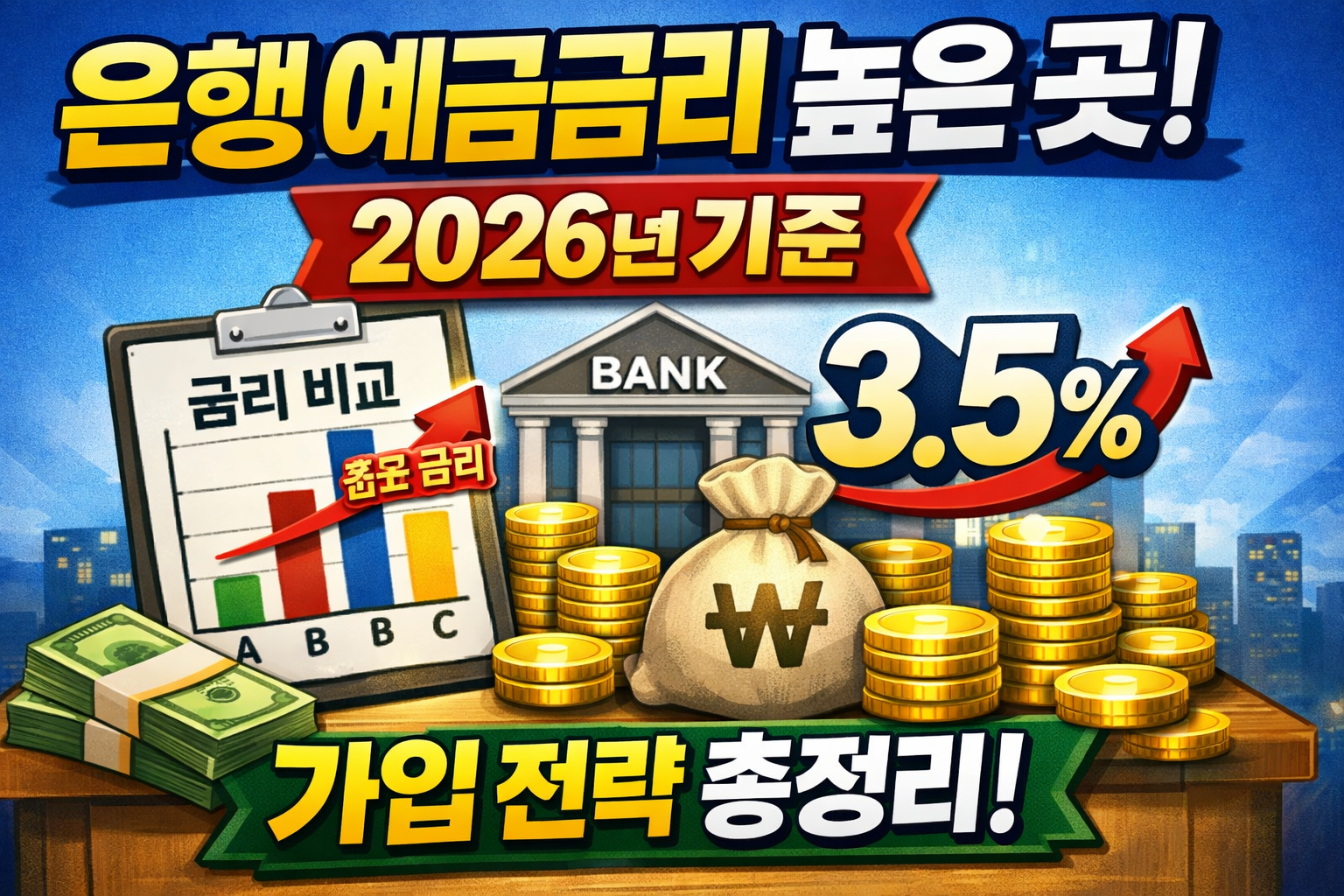 은행 예금금리 높은 곳